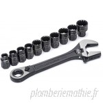 11-Piece 3 8 Drive Pass-Thru Adjustable Wrench Set by Cresent  B01BCN60T8